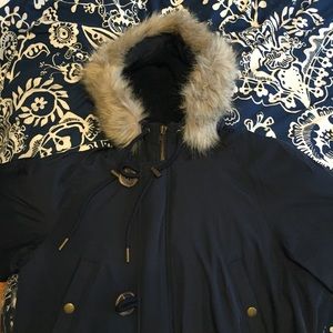 JCrew Long Puffer Jacket