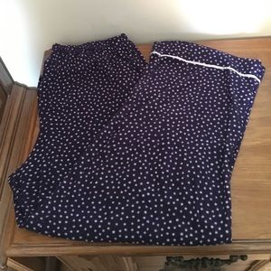 Purple Polka Dot Vera Wang Pajama Pants