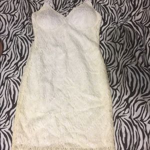 Charlotte Russe white lace dress