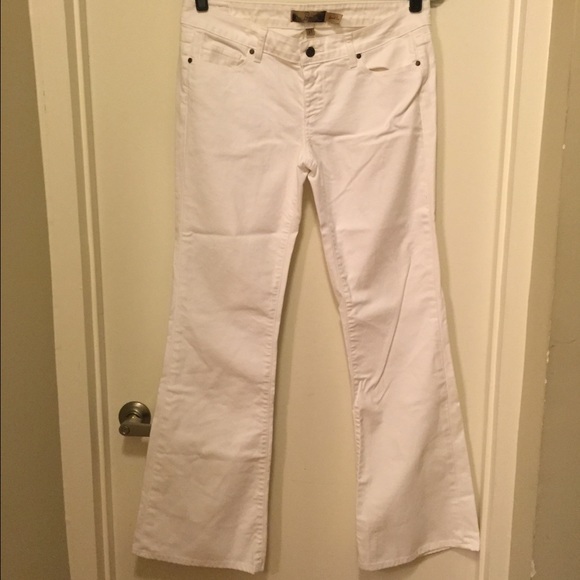 Paige Denim White Laurel Canyon Jeans