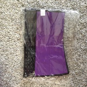 Latex waist trainer w/ steel boning