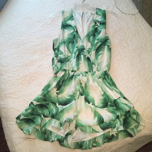 Show Me Your Mumu Riri Romper - Palm Print small