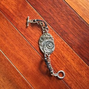 Silver hand made bracelet