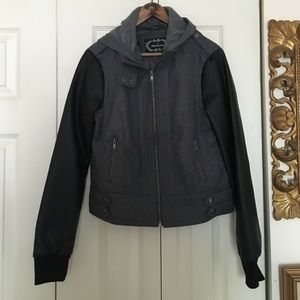 Grey Moto Jacket - Forever 21
