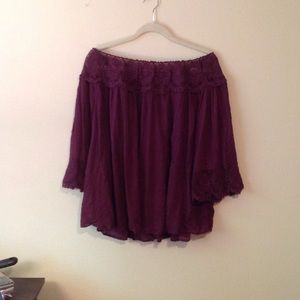 Kimchi Blue Off-Shoulder Top