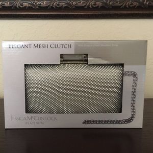 👛Jessica McClintock Elegant Mesh Clutch👛