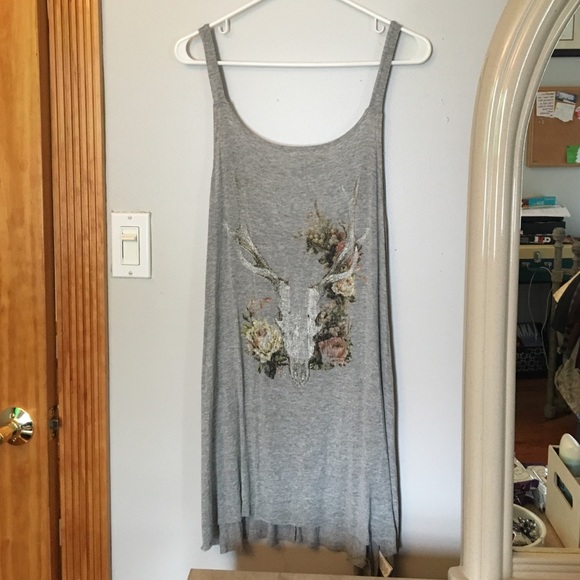 Project Social T light grey dress