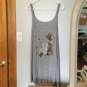 Project Social T light grey dress