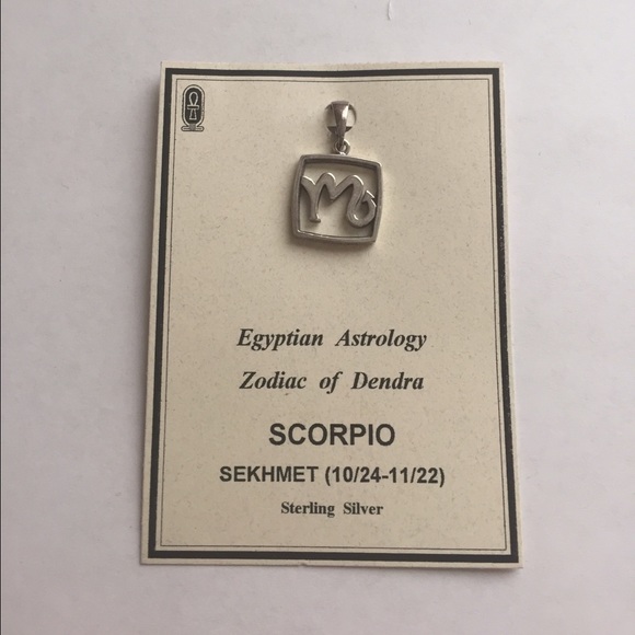 Scorpio Egyptian Astrology Pendant