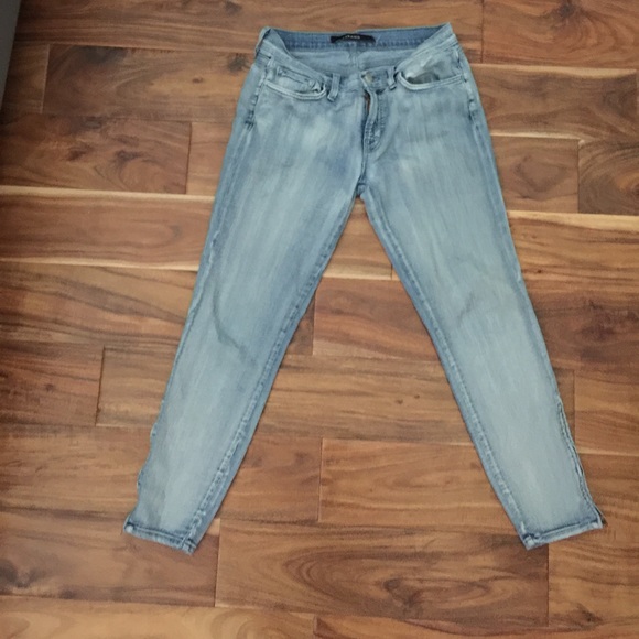 Jbrand skinny ankle zip jean