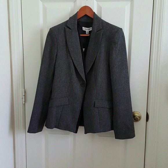 Calvin Klein dark gray blazer