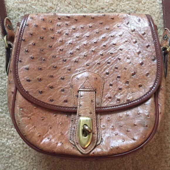 Vintage Dooney & Burke Ostrich crossbody - Picture 2 of 4