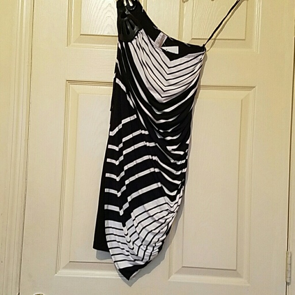 Sexy One shoulder party dress