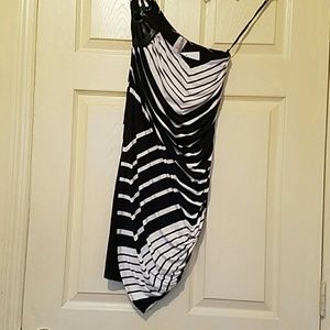 Sexy One shoulder party dress