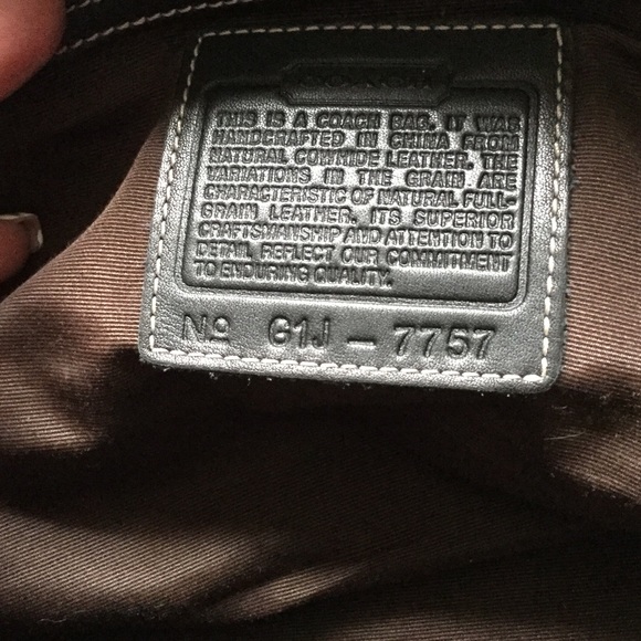 Authentic Coach Bag - image 4