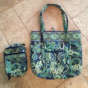 Vera Bradley - tote bag plus lunch box