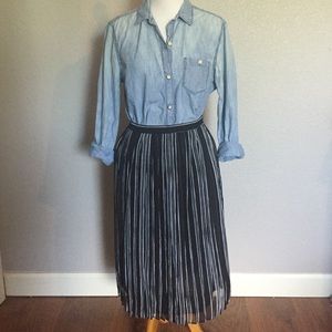 Black and White Skirt