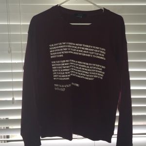 Maroon Sweatshirt Forever21