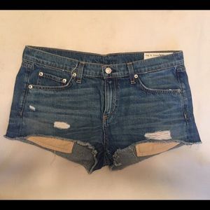 Rag & Bone Denim Cut Off Shorts