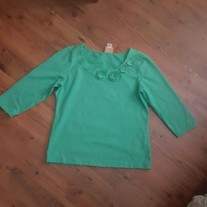 New Ruby Rd, quarter length top