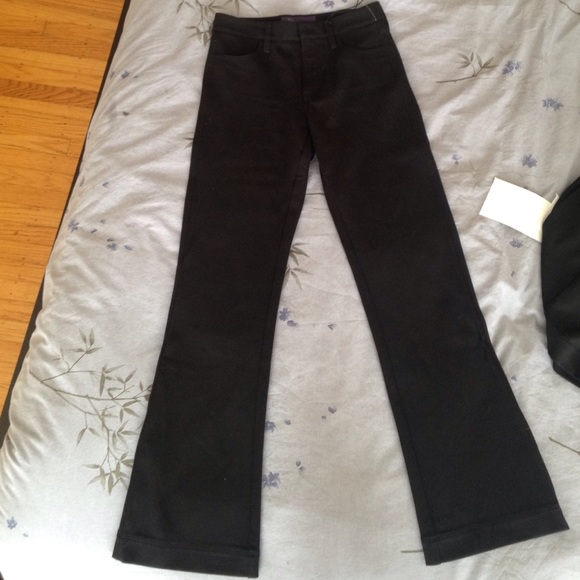 Black slacks. Fabulous stretchy material.