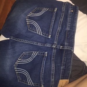 A pair of super skinny Hollister jeans