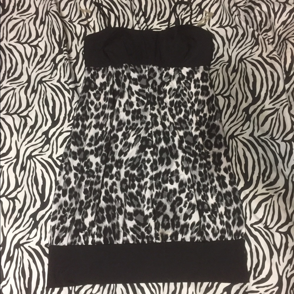 Cheetah print dress