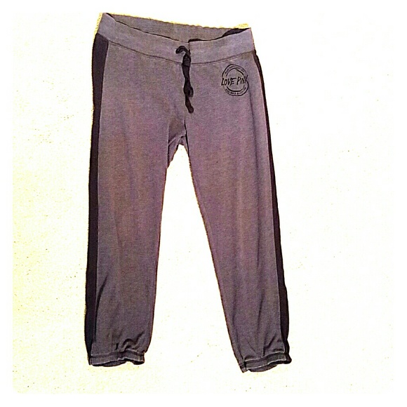 Victoria's secret pink crop sweats