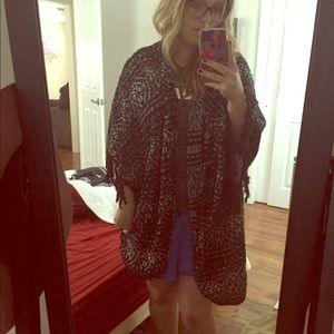 Free People Shawl Tunic