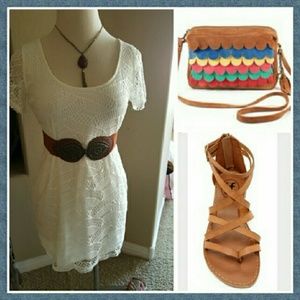 Pretty Fully Lined Lace Dress