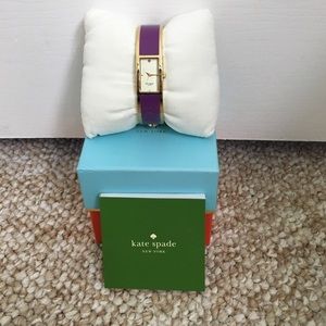 NWT Kate Spade Carousel Bangle Watch in Purple