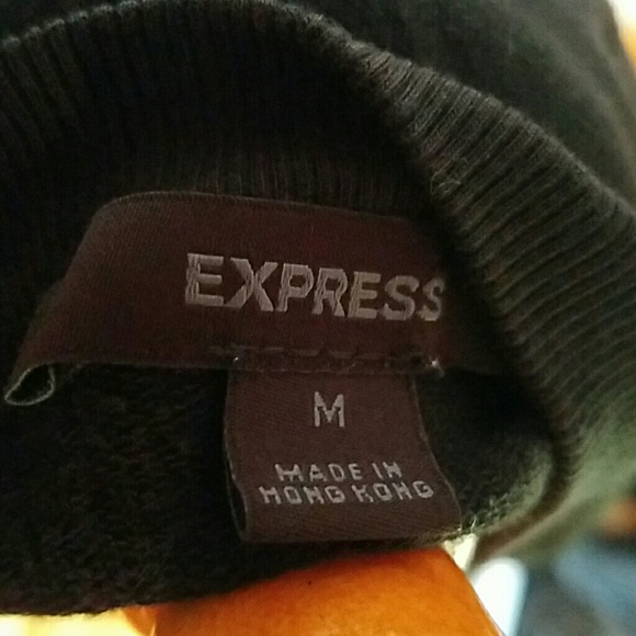 Express Rhinestone Sweatshirt Size M - Picture 3 of 4