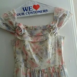 Sz 8 Laura Ashley dress 100% cotton