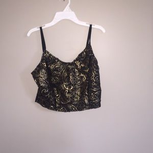 Sparkly going out crop top