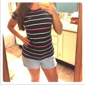Hollister. Striped TShirt with cute pocket