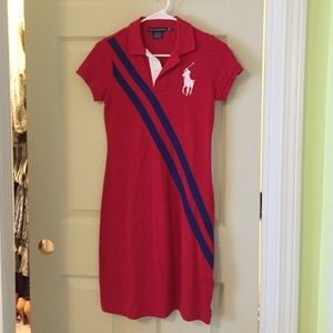Red dress from Ralph Lauren
