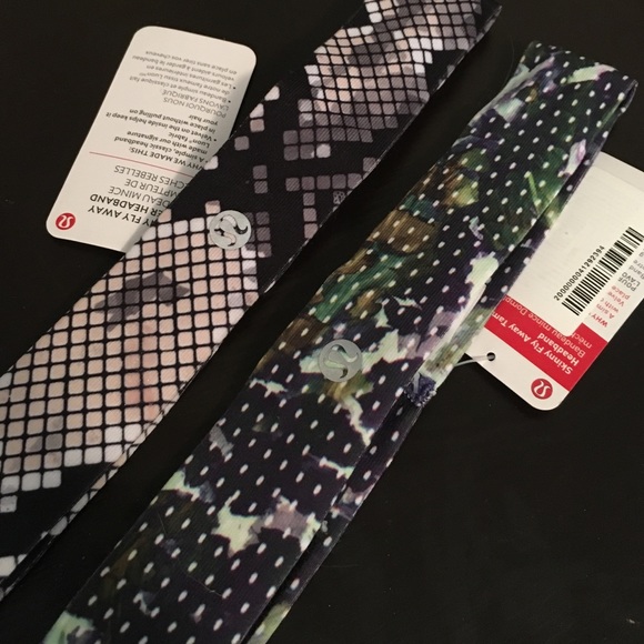 Lulu lemon head bands never worn with tags!