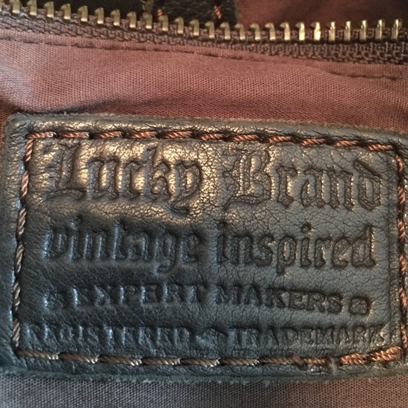 Lucky Brand Velvet Patchwork Slouch Hobo Handbag - Picture 3 of 4