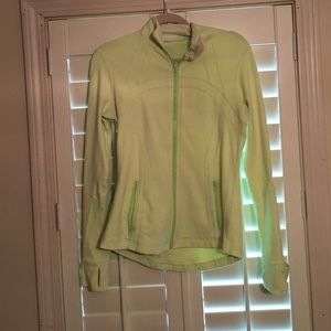 Lulu green zip up