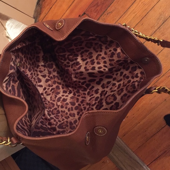 Auth Dolce & Gabbana Brown Tan leather bag - Picture 3 of 4