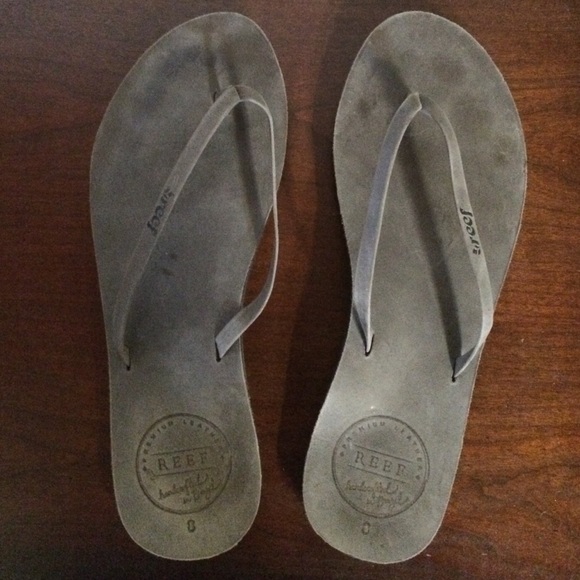 Reef premium leather flip flops