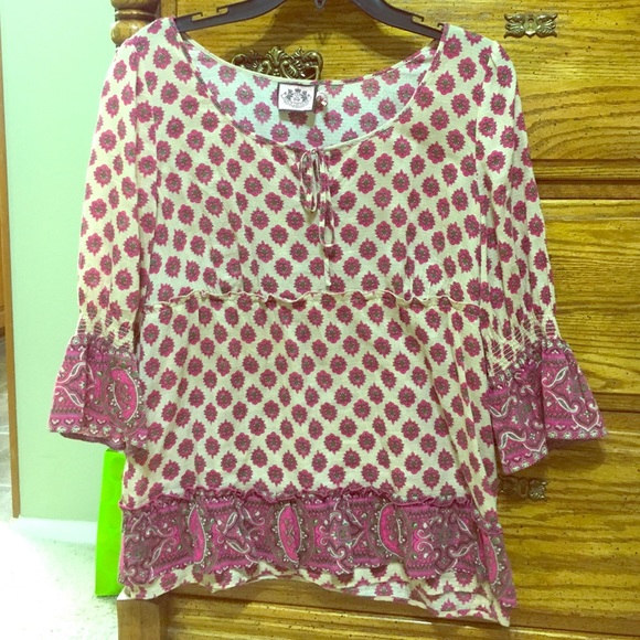 Juicy Couture Peasant Top