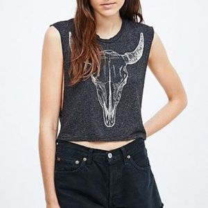 Urban Outfitters bull skull tank