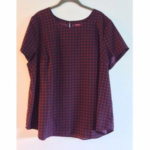 Merona Printed Chiffon Blouse