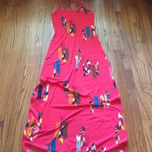 Boho spaghetti strap dress