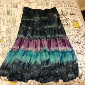 Long hippie skirt
