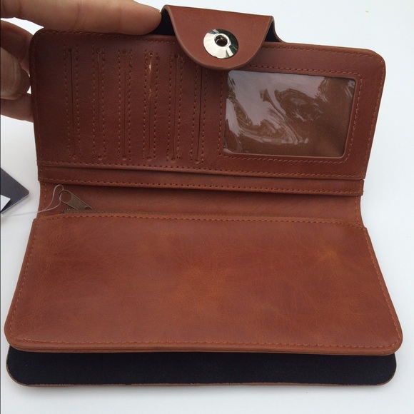 NWT leather wallet - Picture 2 of 4