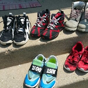 Nike, Timberland, Reebok shoe lot