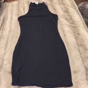 Nastygal black fitted dress