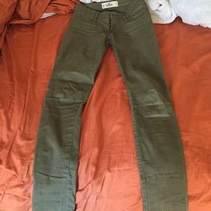 Army Green Skinny Jeans